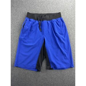 Lululemon Mens Shorts Size Small Deep Blue Linerless Athletic Activewear Wicking